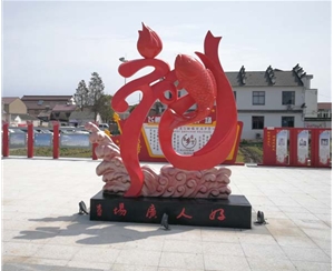 蕪湖不銹鋼景觀雕塑簡(jiǎn)述藝術(shù)品為何會(huì)上銹？
